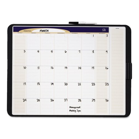 Quartet 17 x 23" Tack and Write Calendar Board CT2317